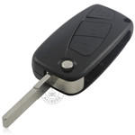 Корпус выкидного ключа FIAT, 3 кнопки, черный, лезвие SIP22